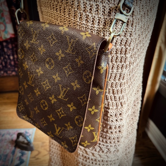 Authentic Louis Vuitton Musette Salsa MM Crossbody Bag Shoulderbag Handbag Purse - Picture 13 of 14